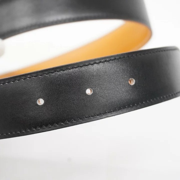Authentic HERMES Constance H belt black and brown 70cm - Picture 5 of 11